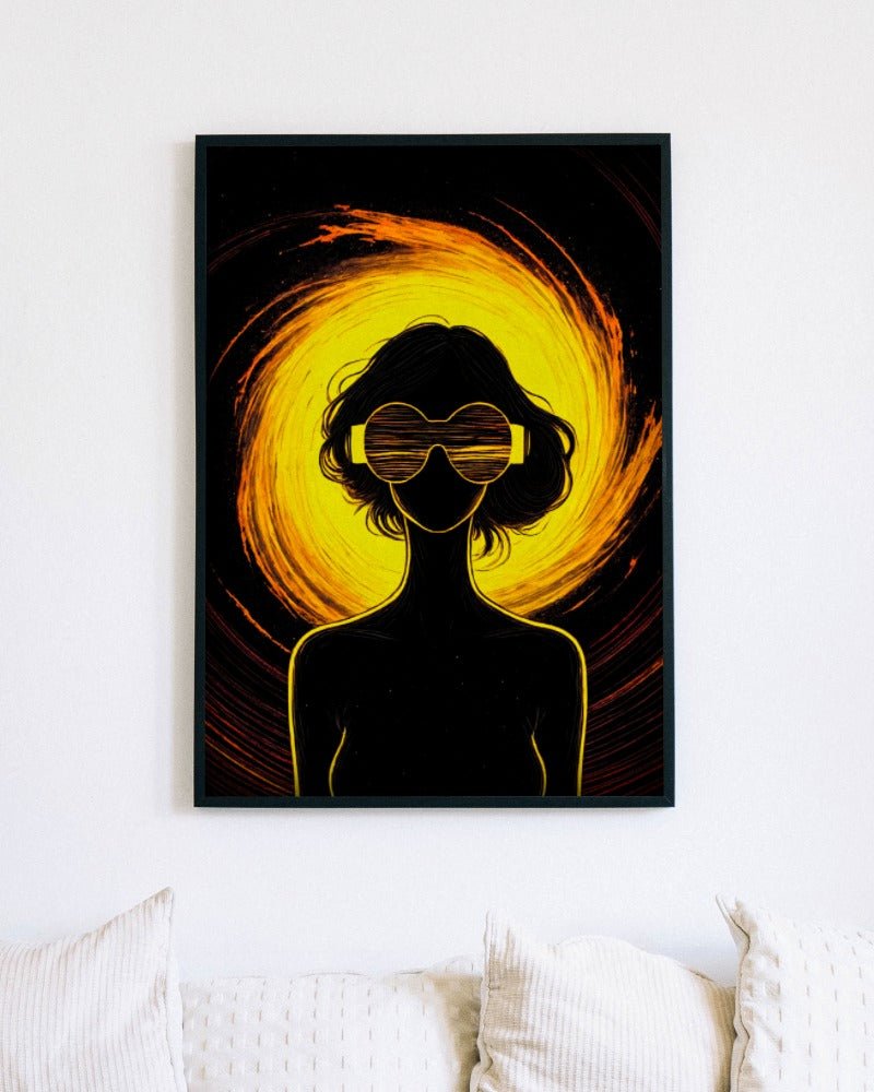 Blazing perception - Art print - Poster - Ever colorful