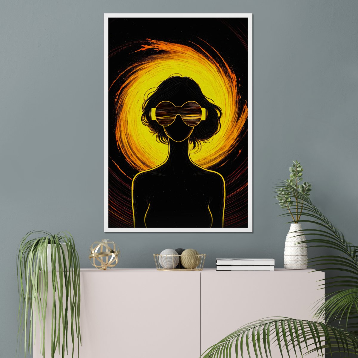 Blazing perception - Art print - Poster - Ever colorful