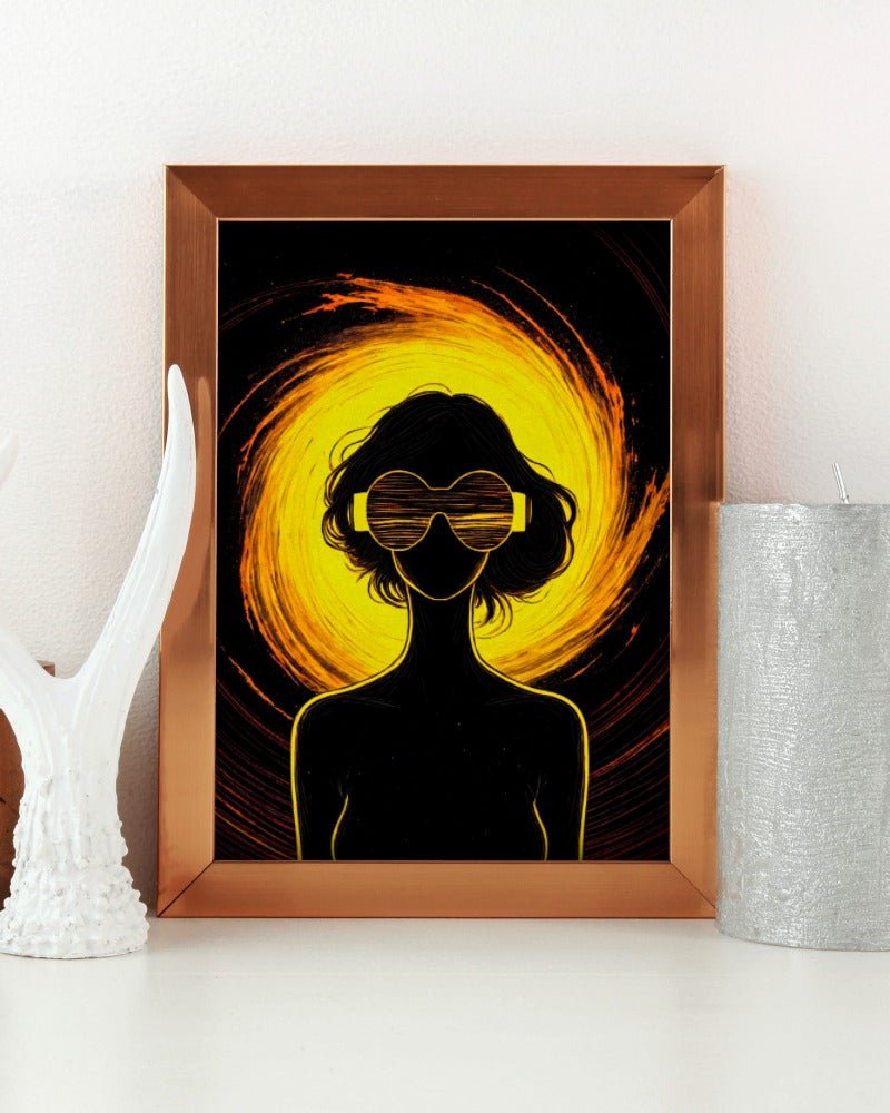 Blazing perception - Art print - Poster - Ever colorful