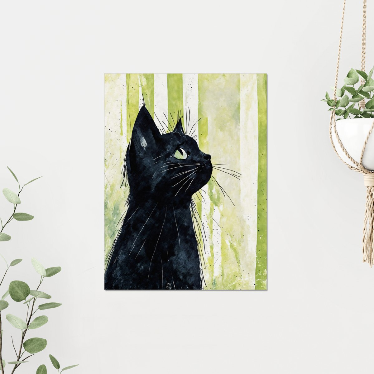 Bombay cat side portrait - Art print - Poster - Ever colorful