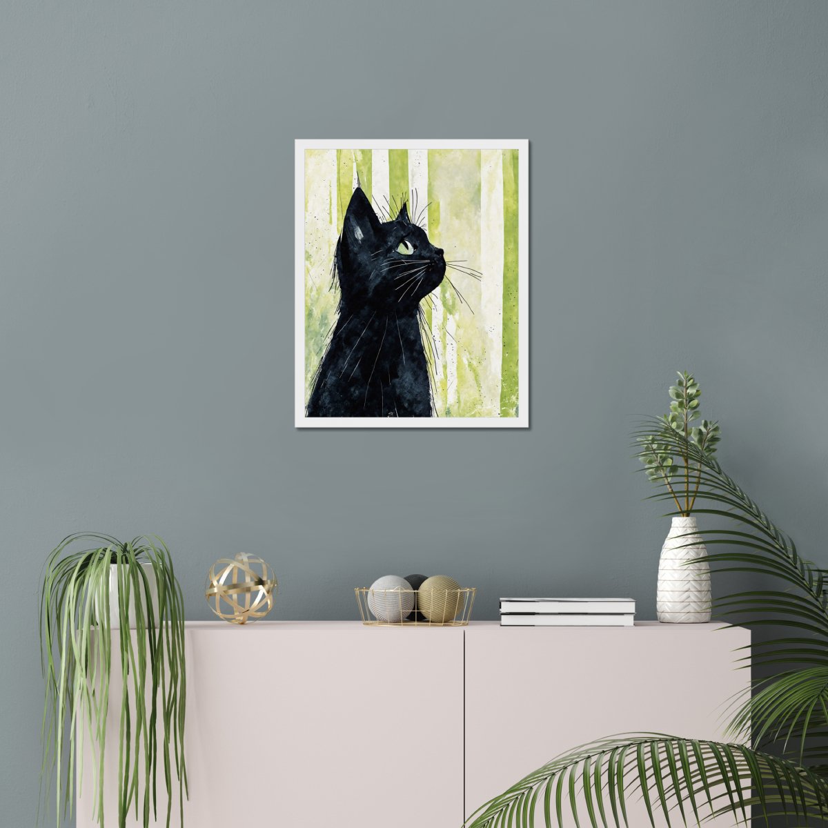 Bombay cat side portrait - Art print - Poster - Ever colorful