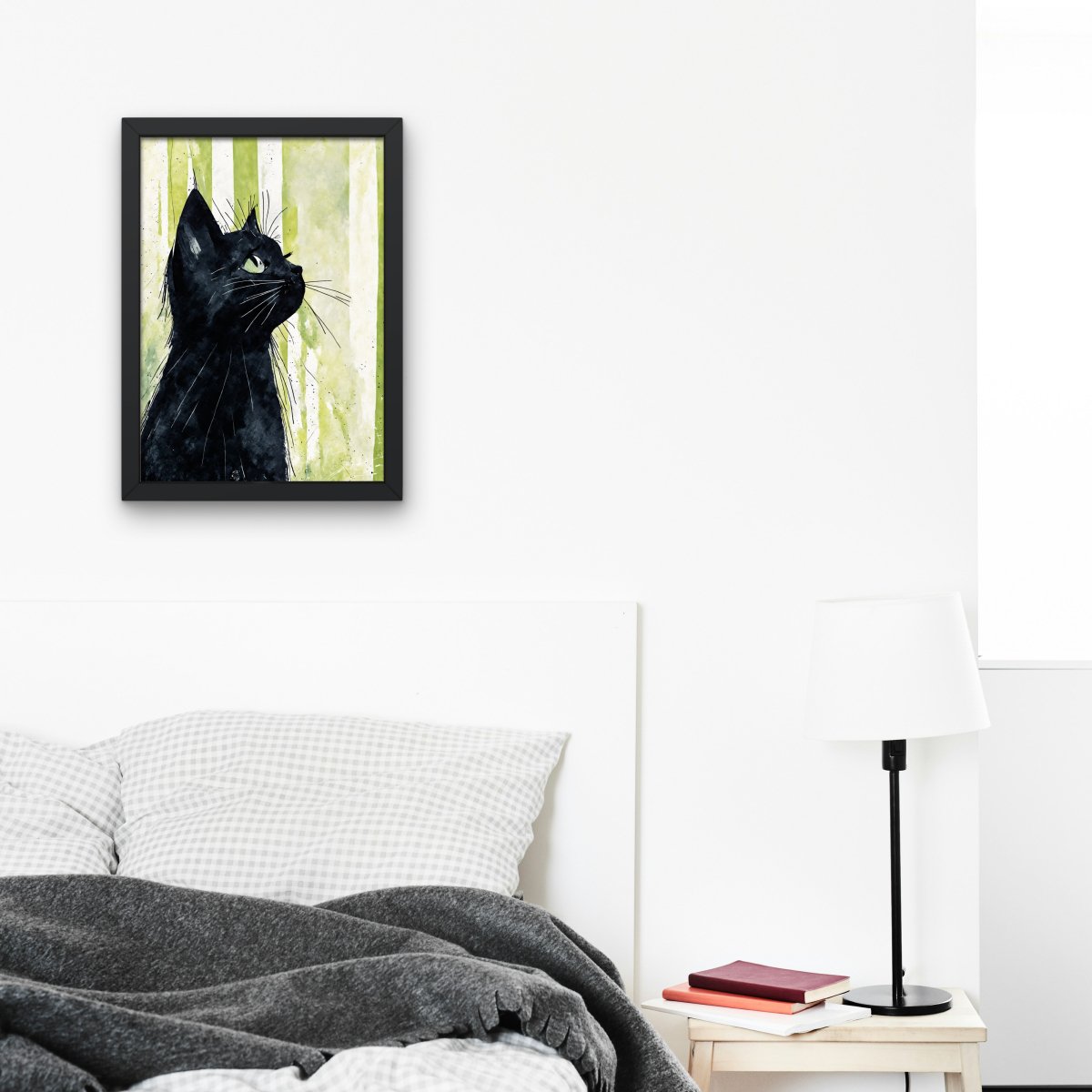 Bombay cat side portrait - Art print - Poster - Ever colorful