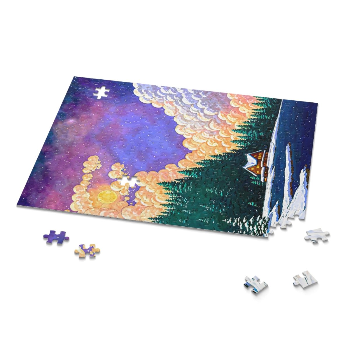 Chilly cabin - Puzzle - Puzzle - Ever colorful