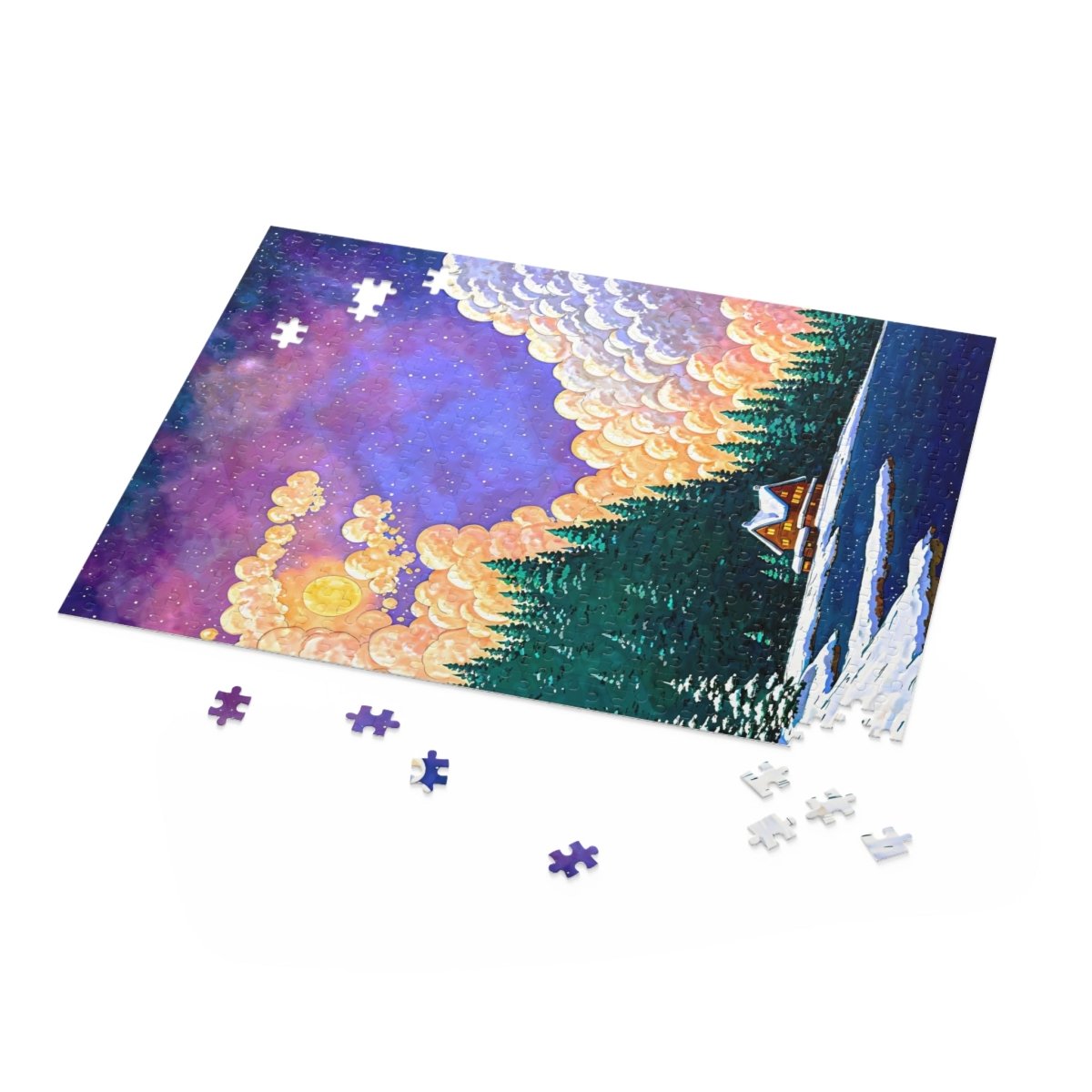 Chilly cabin - Puzzle - Puzzle - Ever colorful