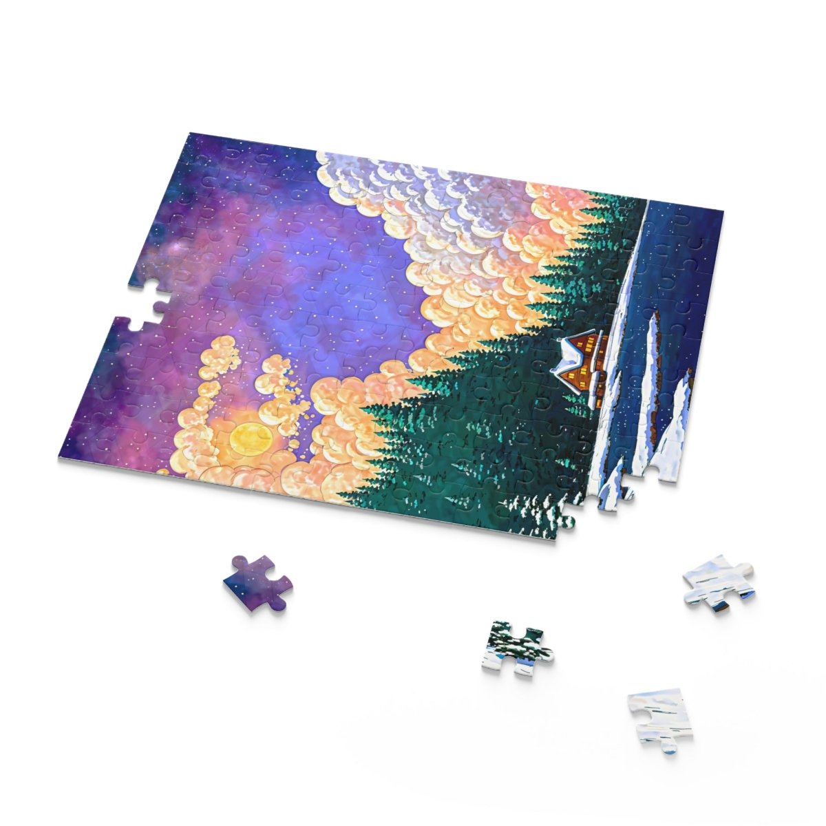 Chilly cabin - Puzzle - Puzzle - Ever colorful