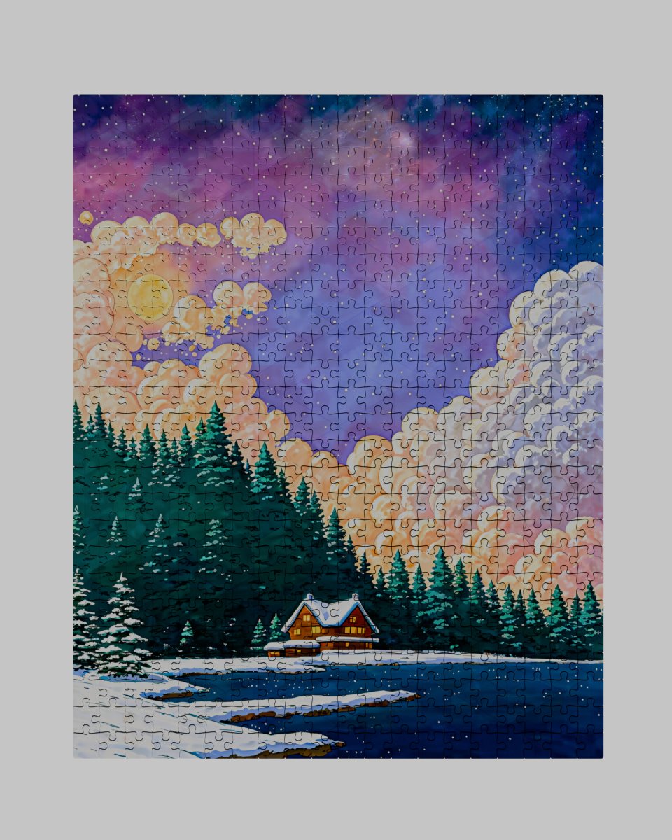 Chilly cabin - Puzzle - Puzzle - Ever colorful