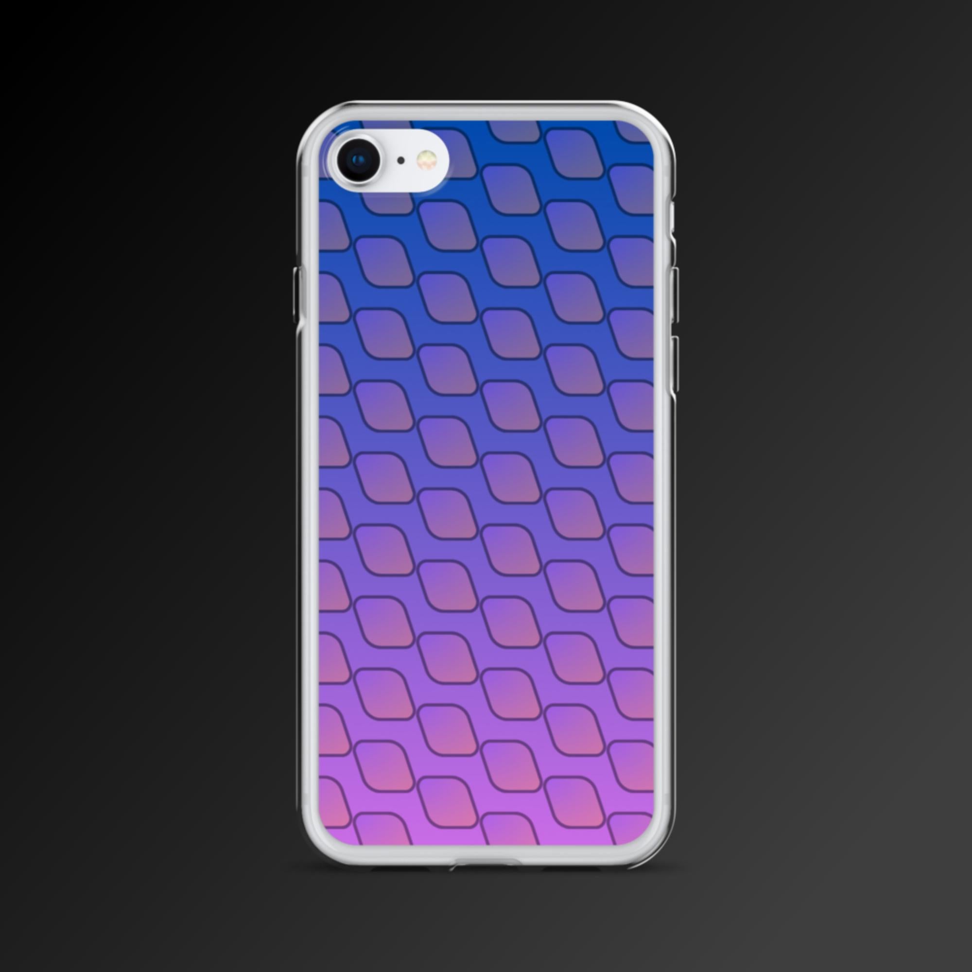 "Diamonds pattern" clear iphone case