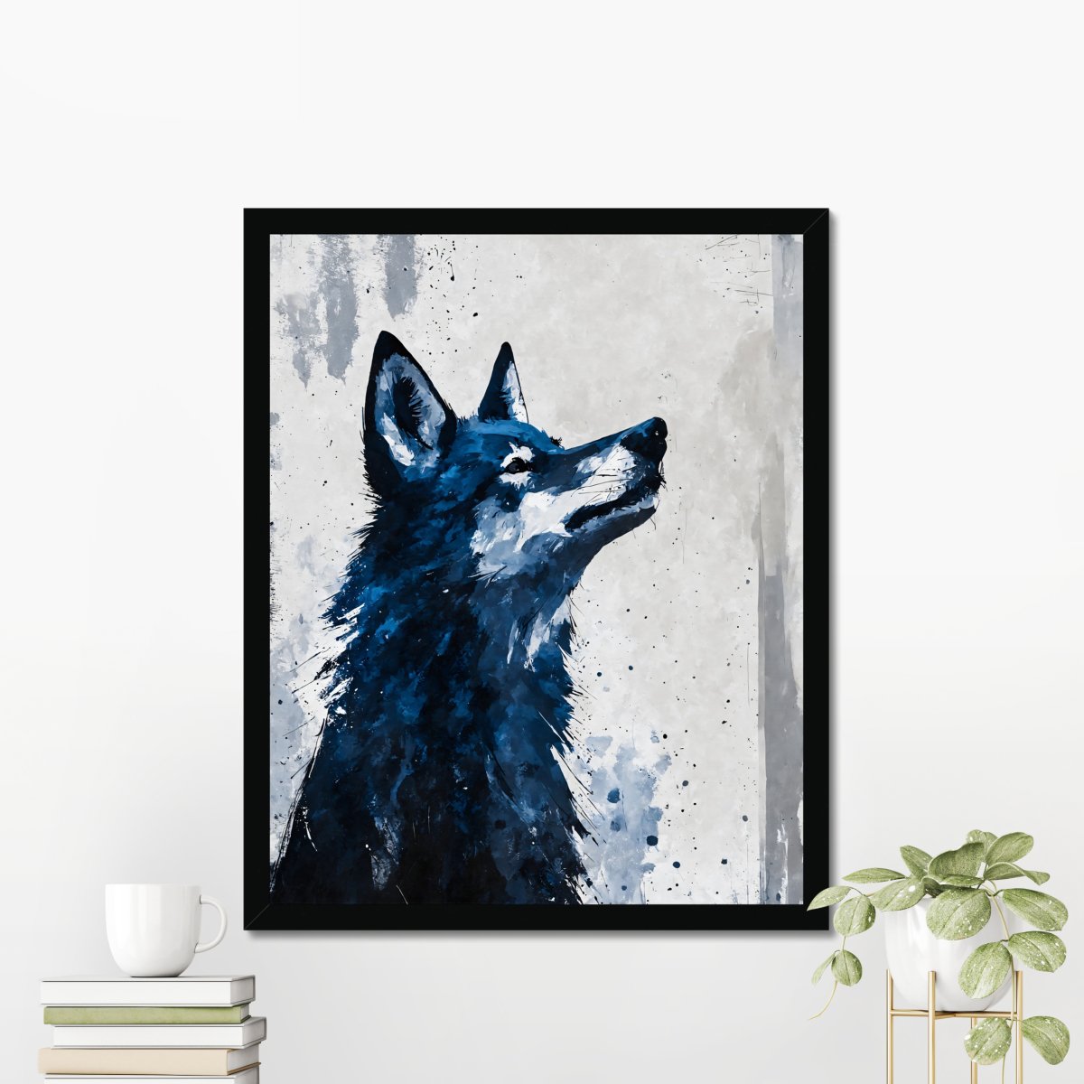 Direwolf grace portrait - Art print - Poster - Ever colorful