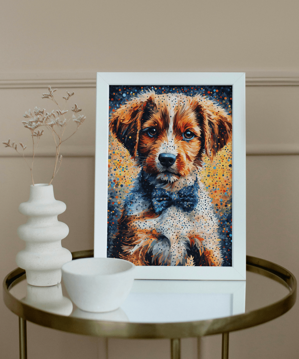 Eccentric puppers - Art print - Poster - Ever colorful