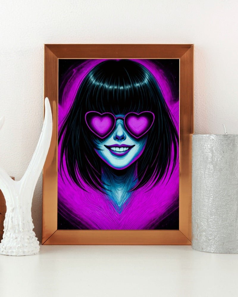 Eyes for love - Art print - Poster - Ever colorful