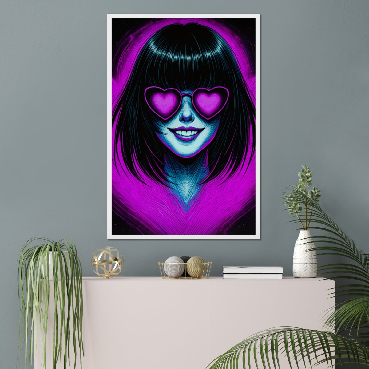 Eyes for love - Art print - Poster - Ever colorful