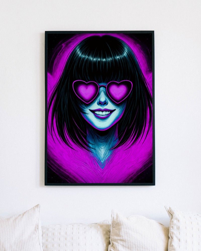 Eyes for love - Art print - Poster - Ever colorful