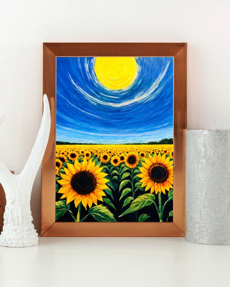 Field of joy - Art print - Poster - Ever colorful