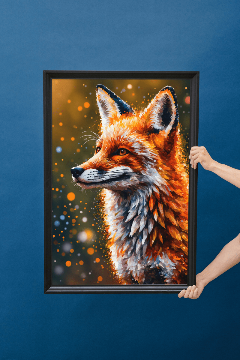 Foxy smile - Art print - Poster - Ever colorful