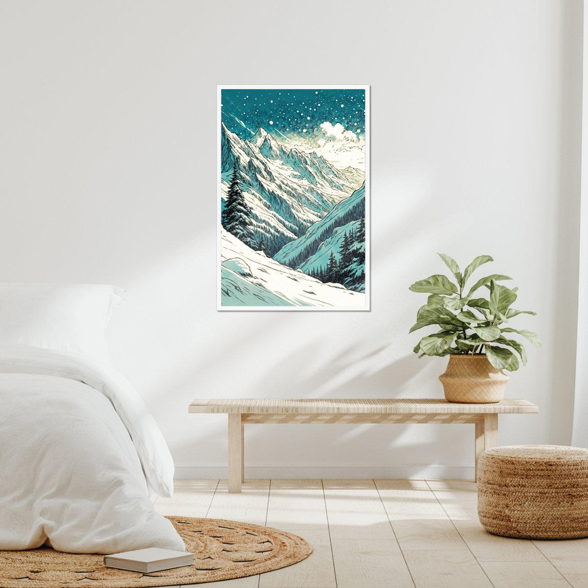 Frozen in time - Art print - Poster - Ever colorful