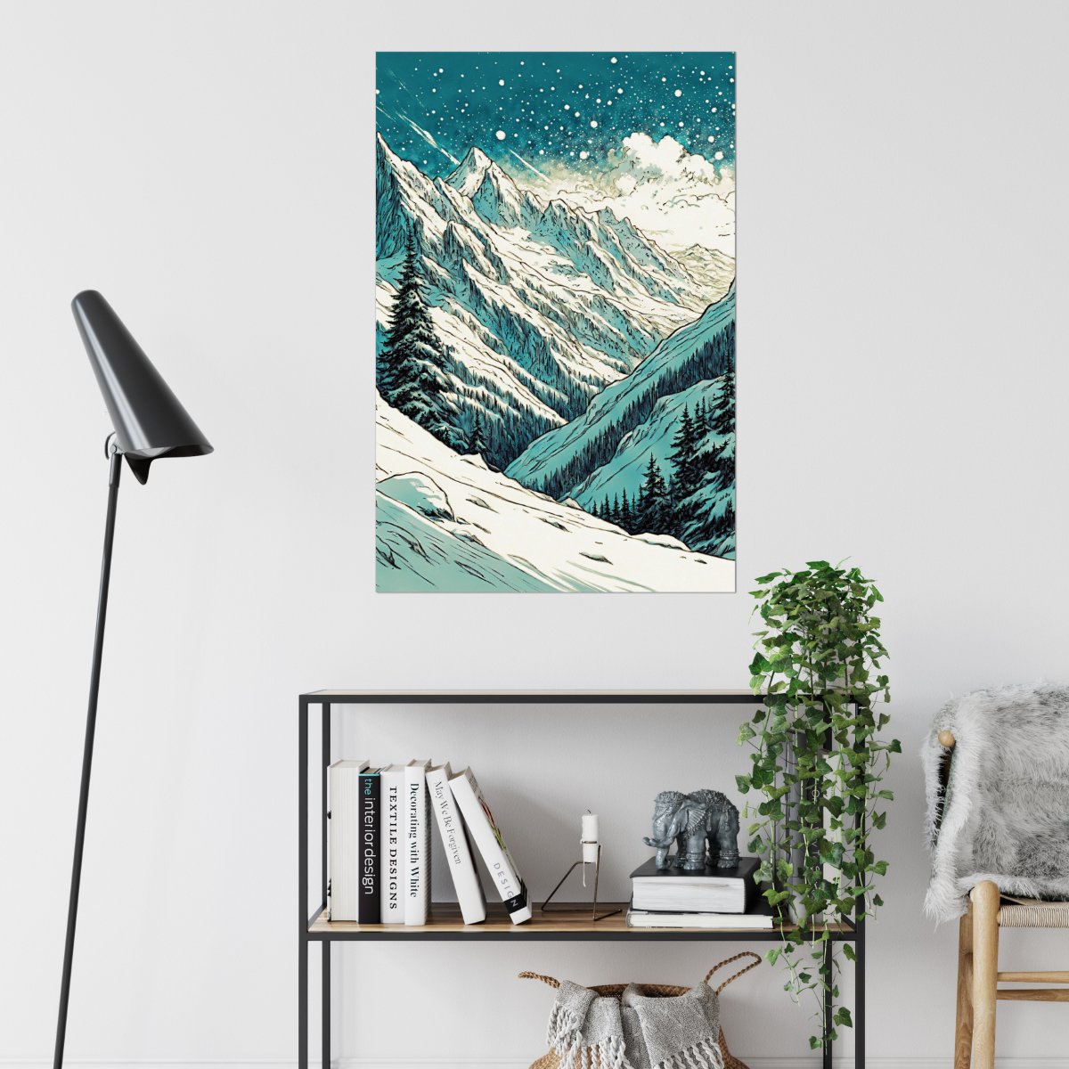 Frozen in time - Art print - Poster - Ever colorful