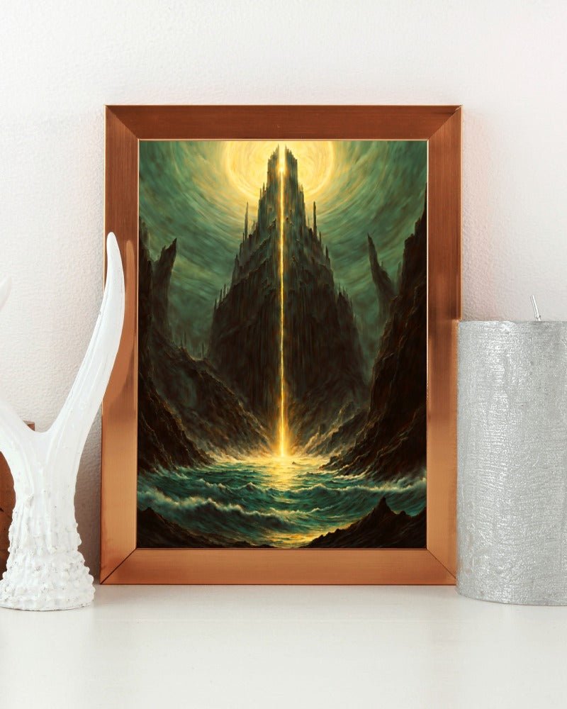 Gate to the abyss - Art print - Poster - Ever colorful