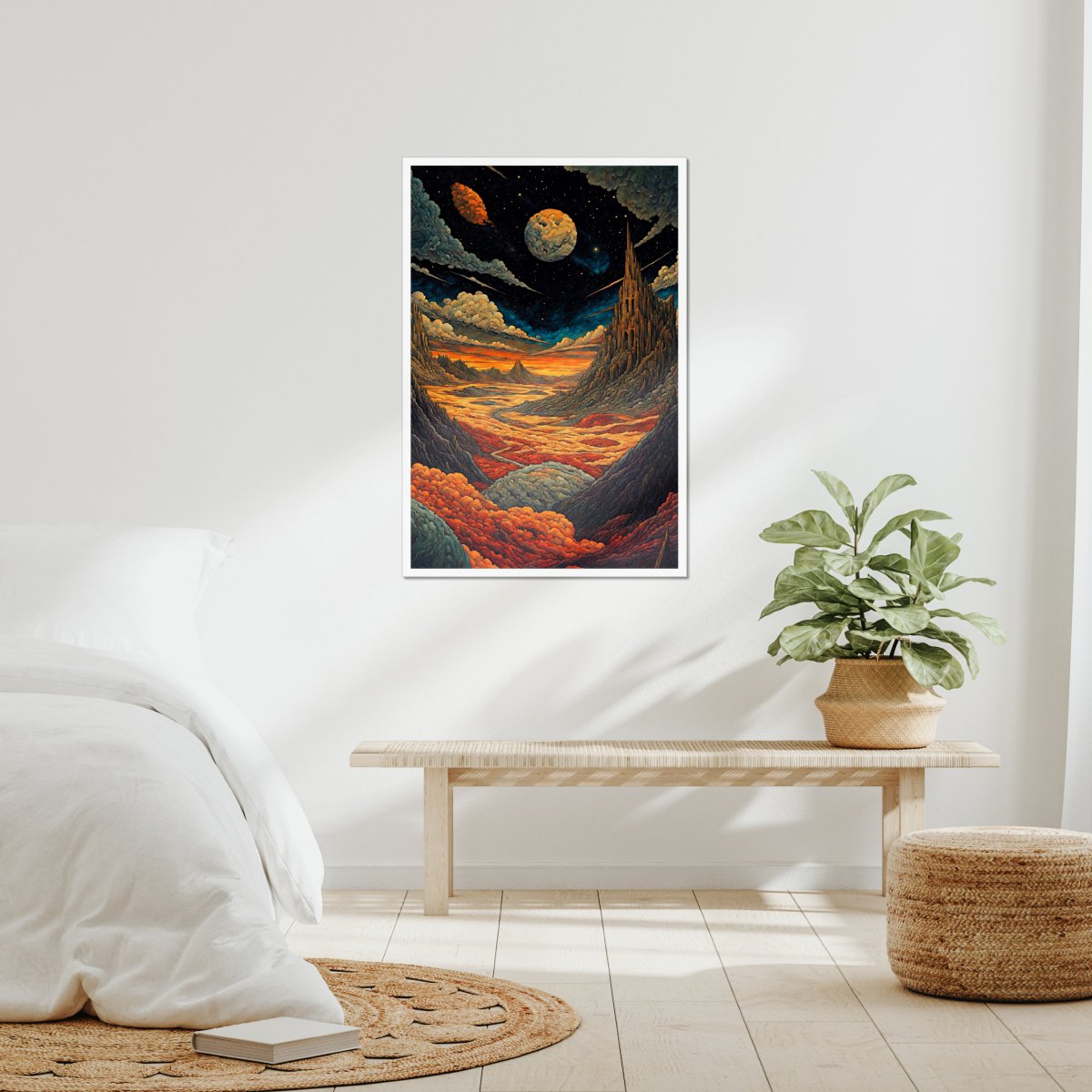 Jovian worlds - Art print - Poster - Ever colorful