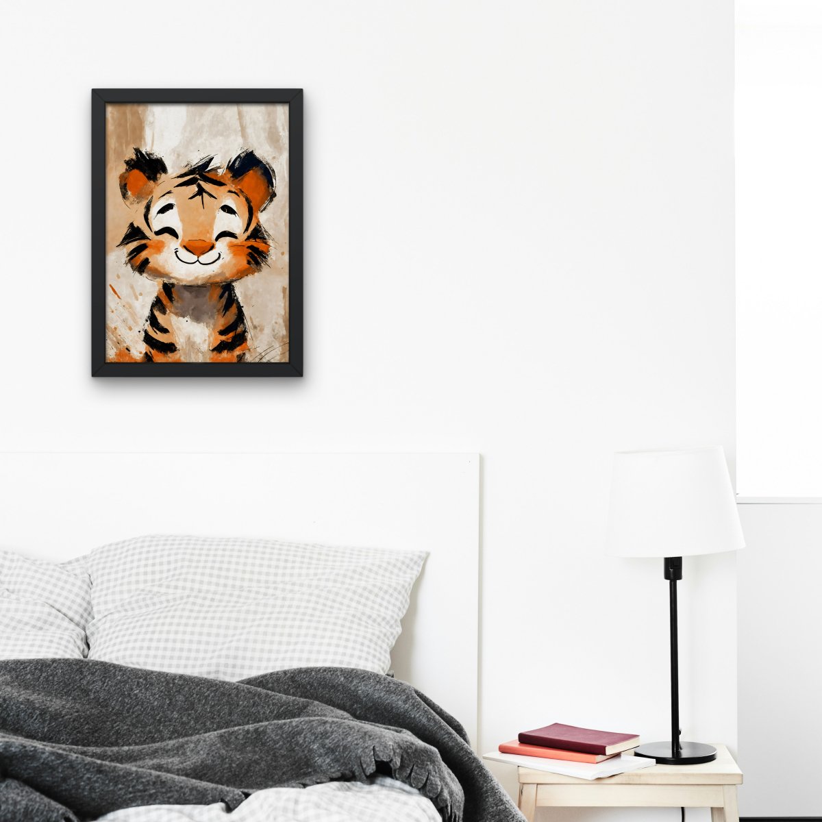 Joy of a tiger portrait - Art print - Poster - Ever colorful