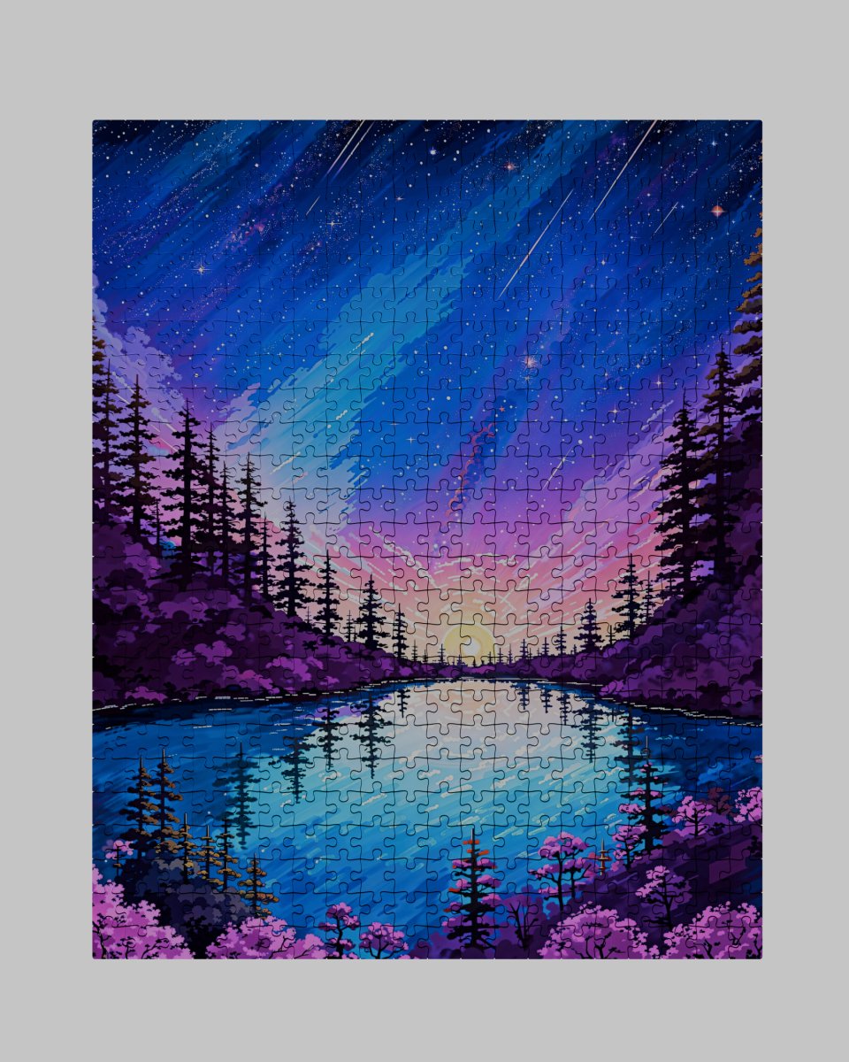 Lake of falling stars - Puzzle - Puzzle - Ever colorful