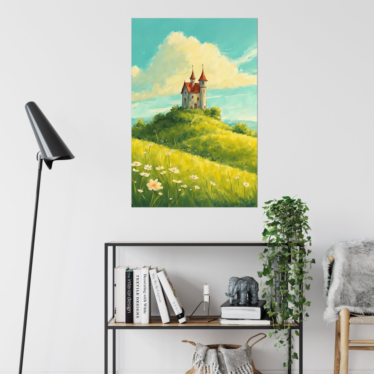 Le petit castle - Art print - Poster - Ever colorful