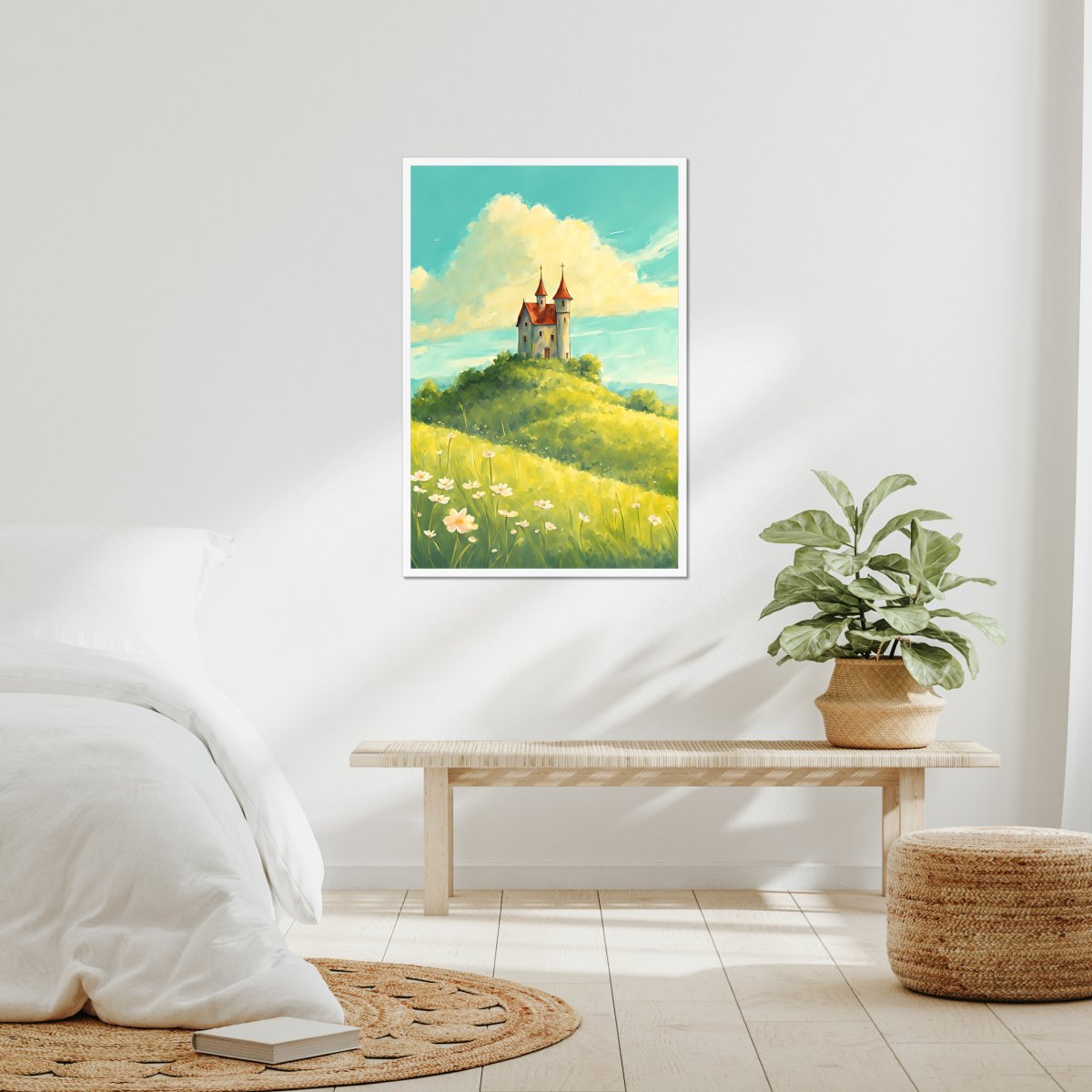 Le petit castle - Art print - Poster - Ever colorful