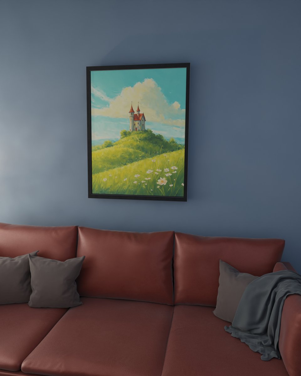 Le petit castle - Art print - Poster - Ever colorful