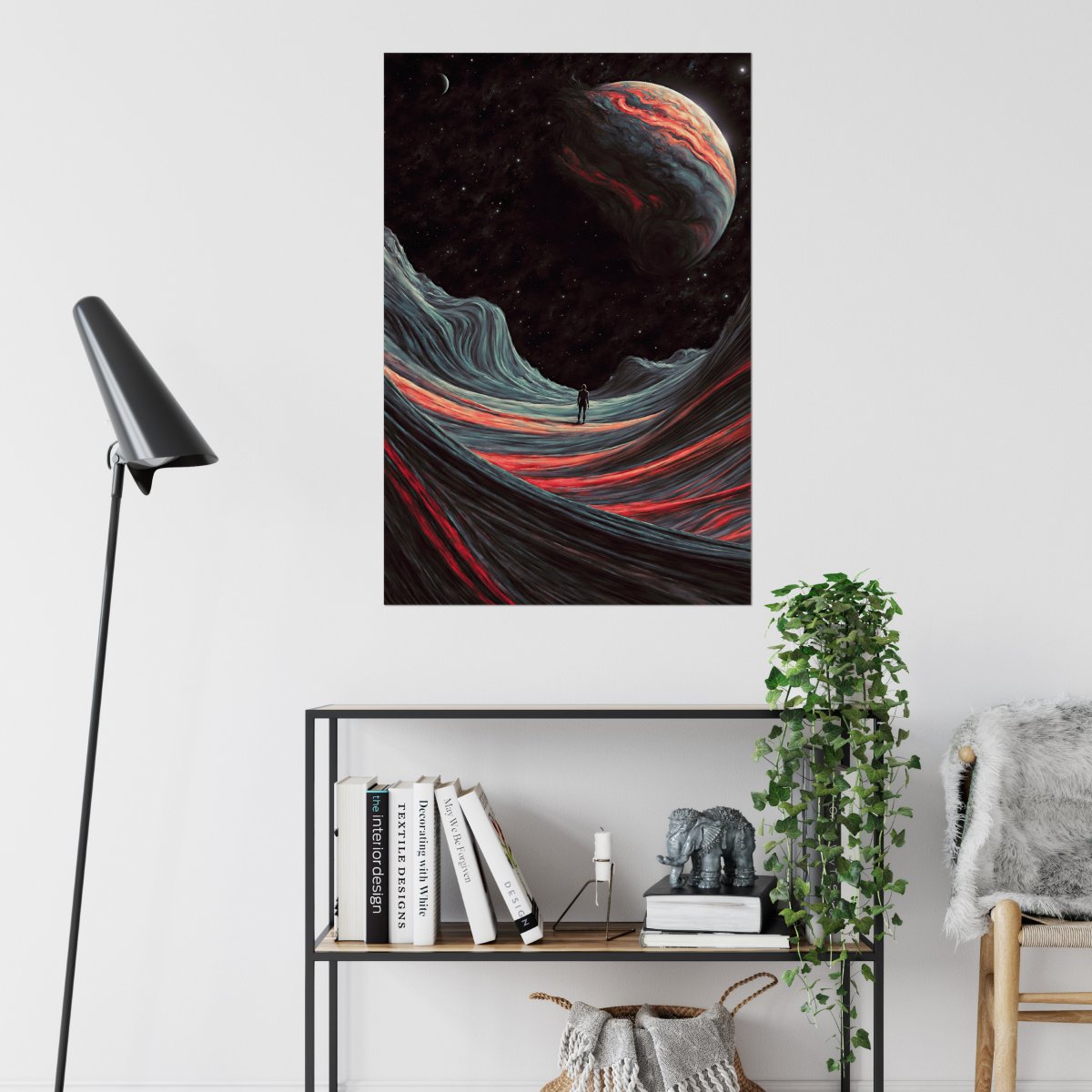 Lone world - Art print - Poster - Ever colorful