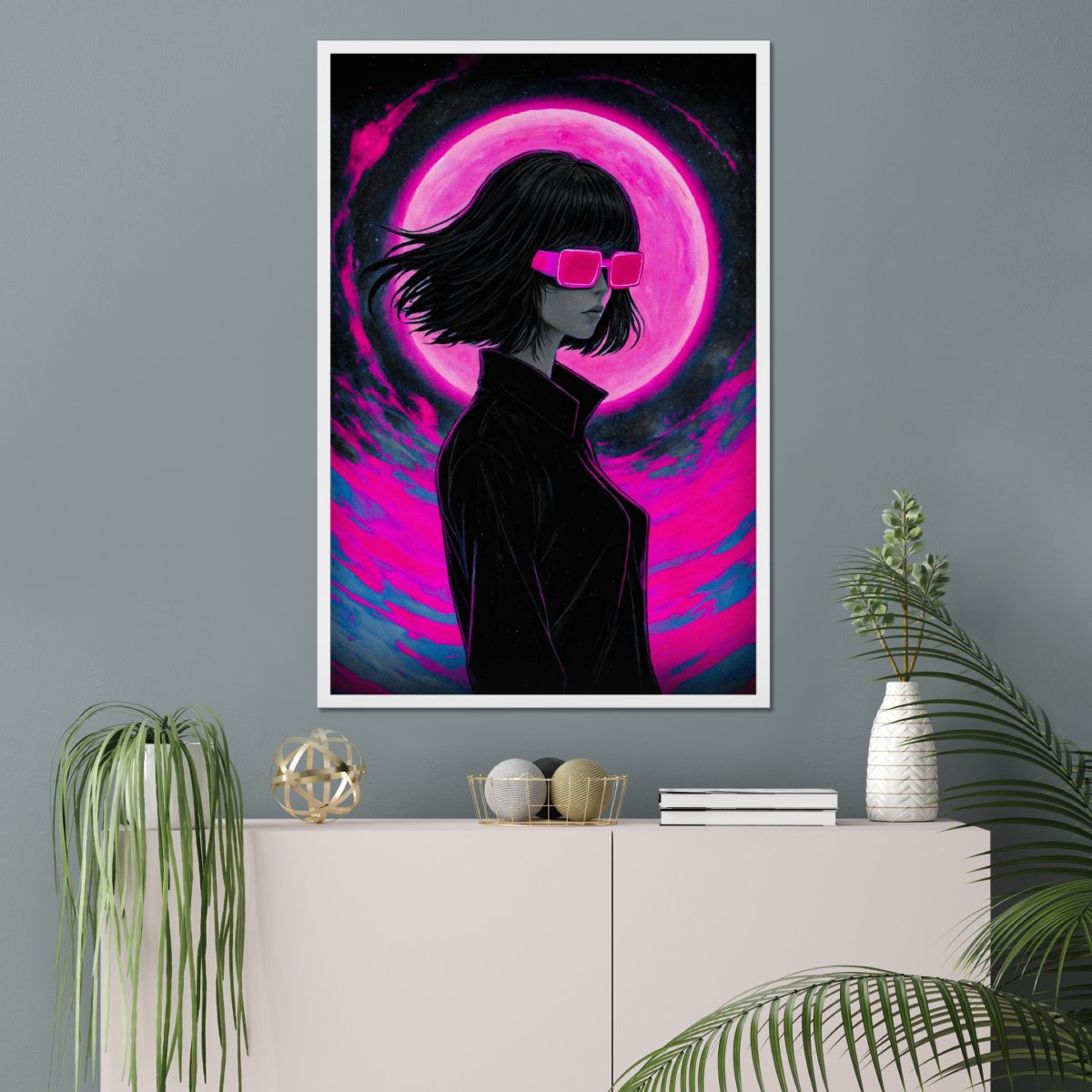 Pink shell - Art print - Poster - Ever colorful