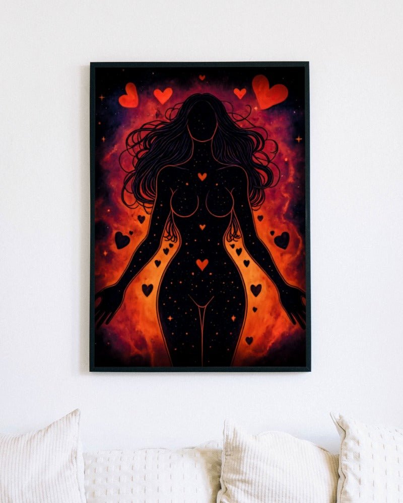 Romantic shapes - Art print - Poster - Ever colorful