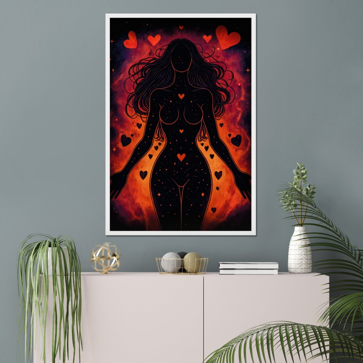 Romantic shapes - Art print - Poster - Ever colorful