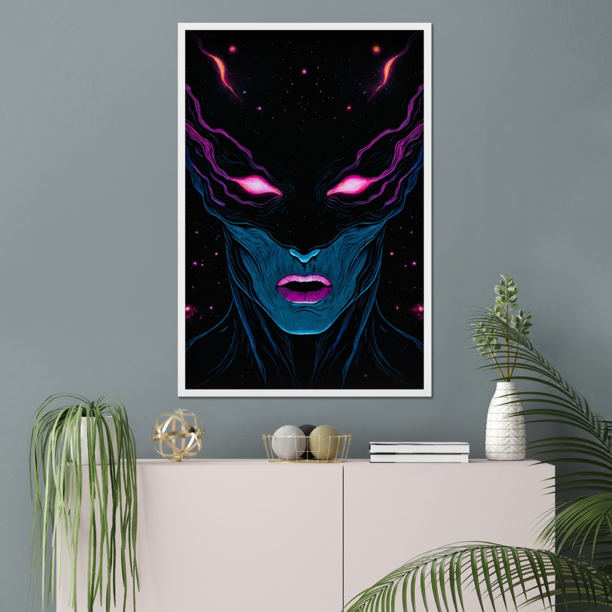 Strange hero - Art print - Poster - Ever colorful