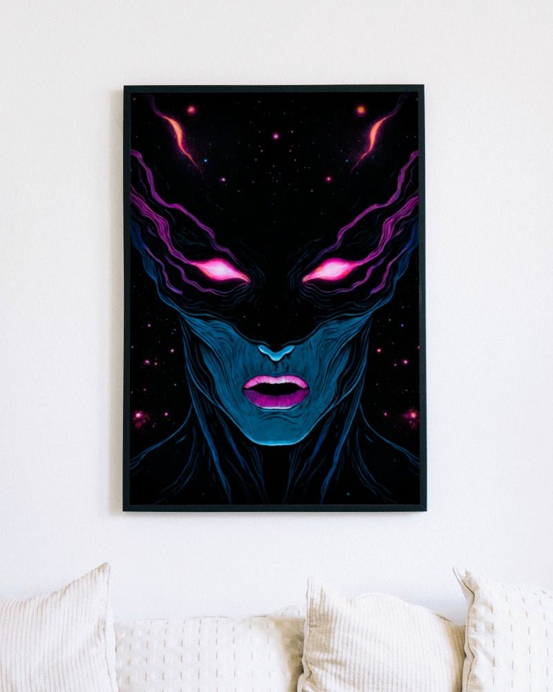 Strange hero - Art print - Poster - Ever colorful