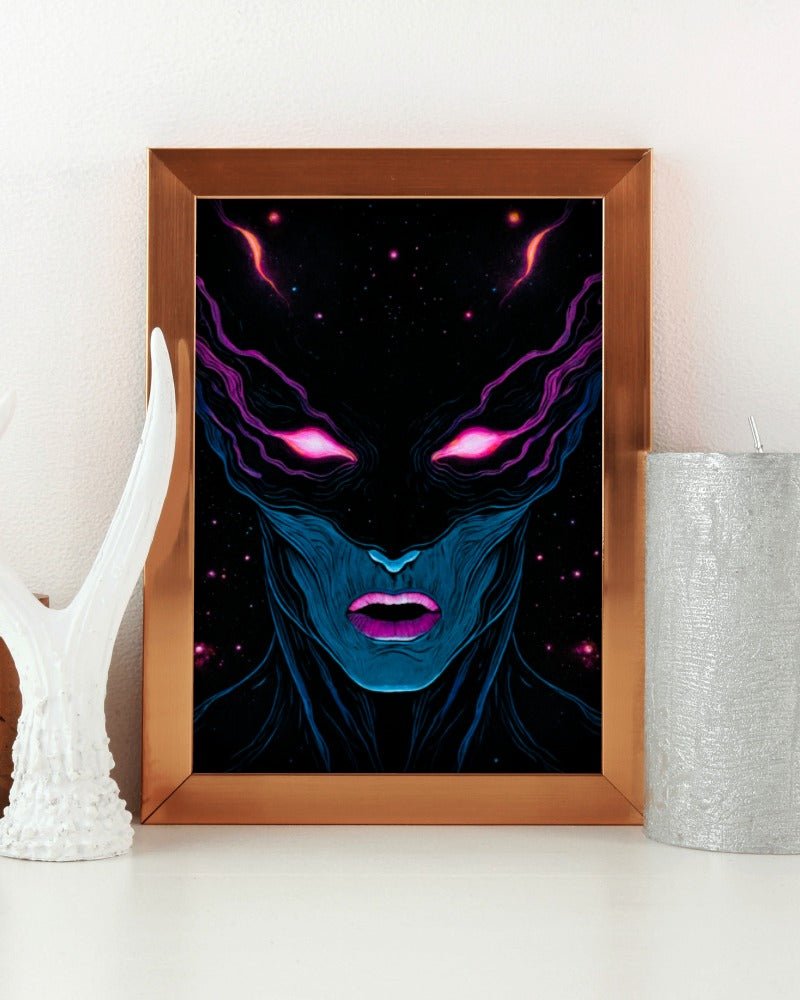 Strange hero - Art print - Poster - Ever colorful