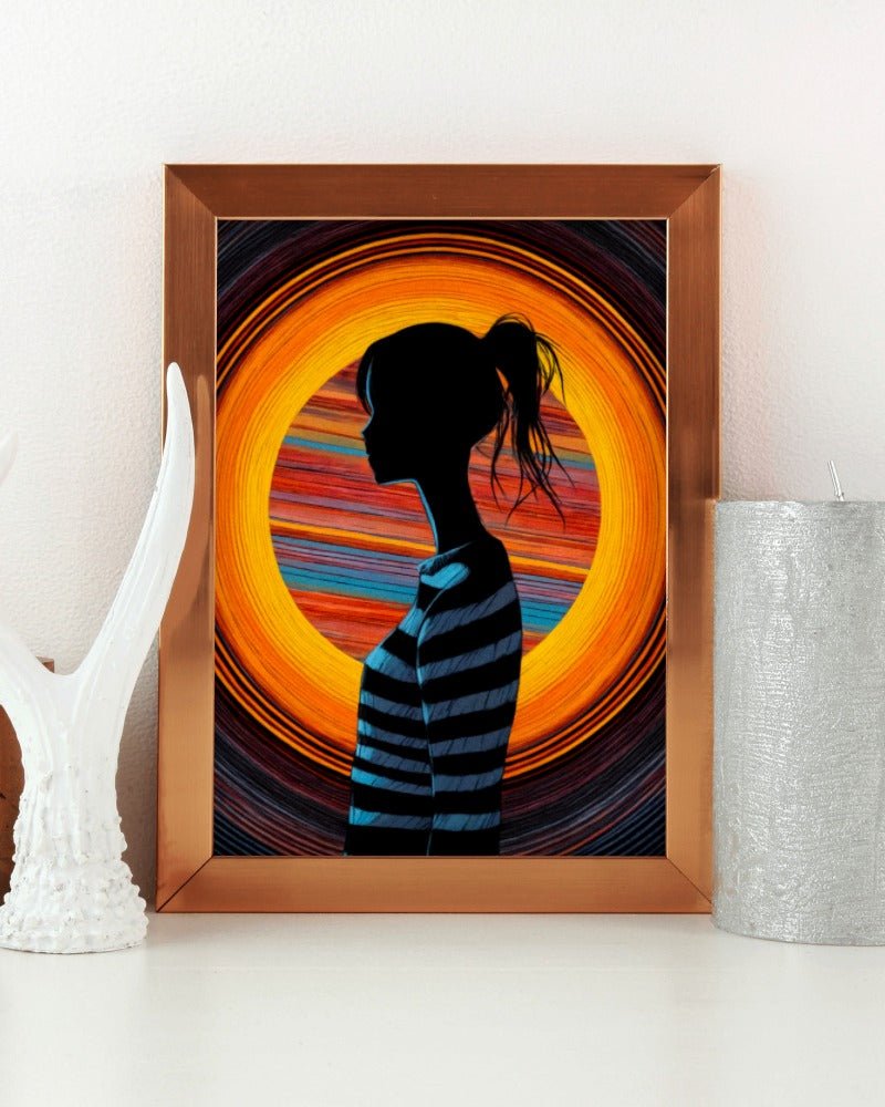 Tinge window - Art print - Poster - Ever colorful