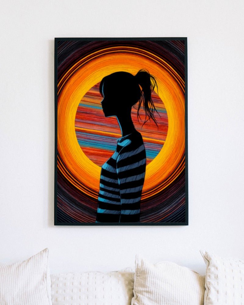 Tinge window - Art print - Poster - Ever colorful