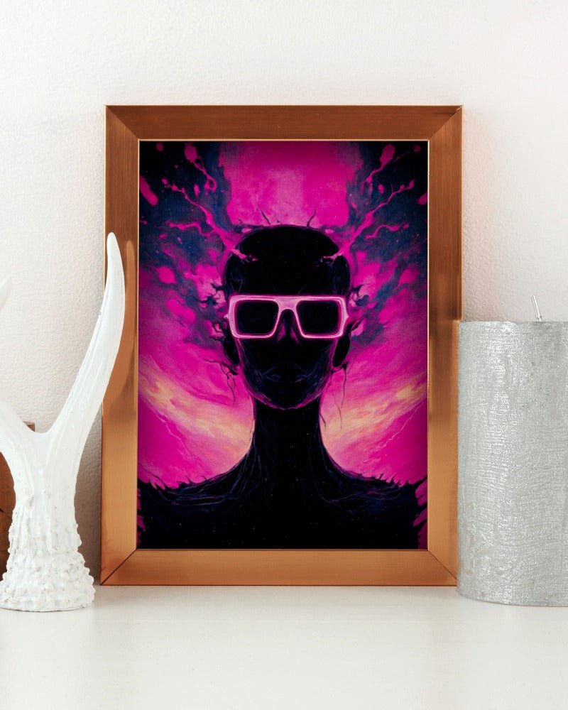 Torn mind - Art print - Poster - Ever colorful