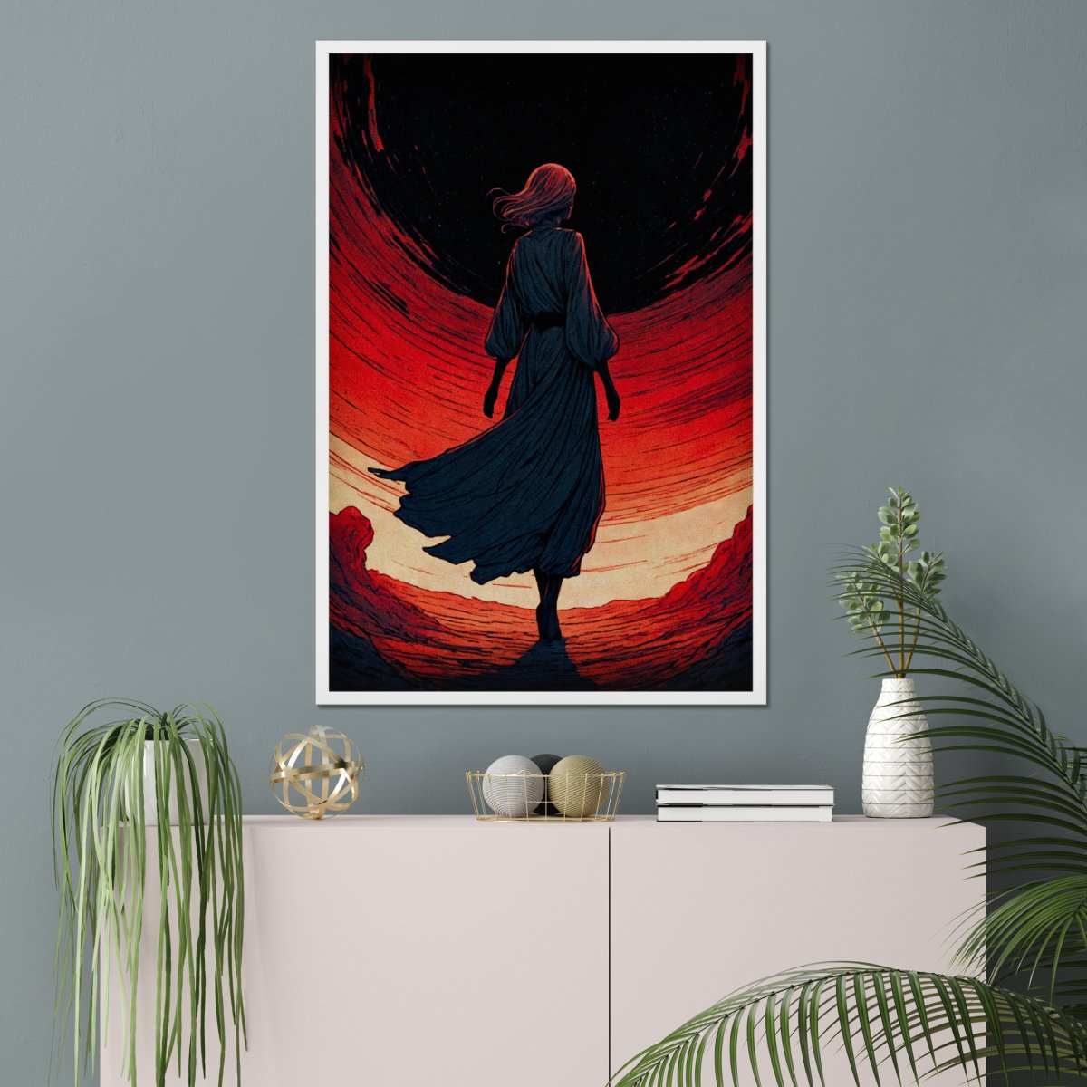 Vermilion passage - Art print - Poster - Ever colorful