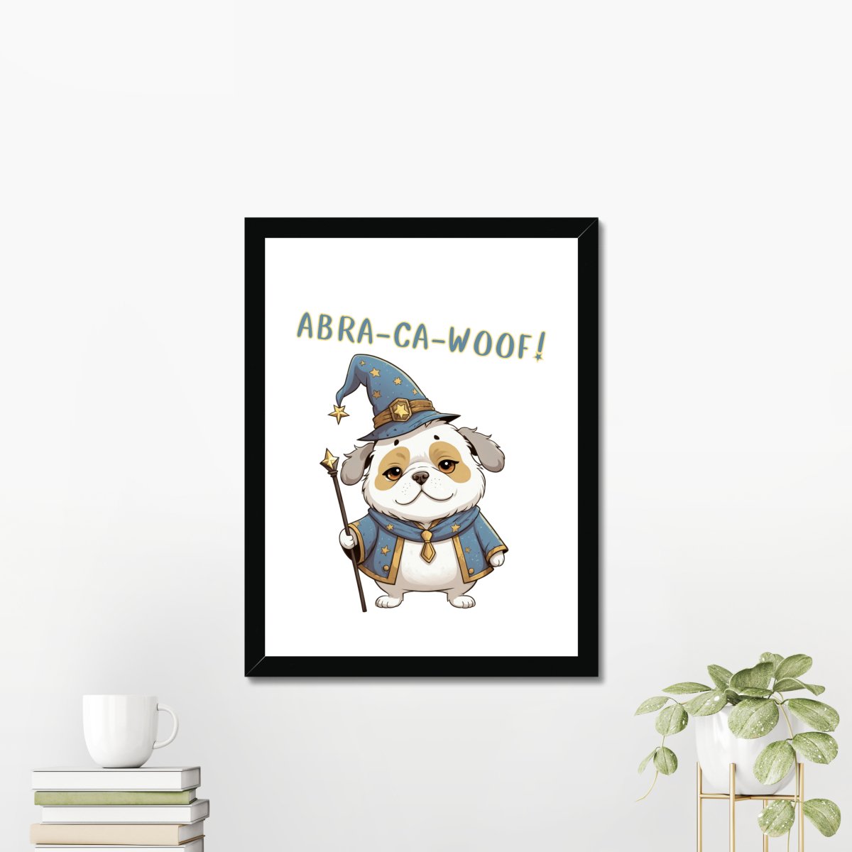 Abra-ca-woof - Art print - Poster - Ever colorful