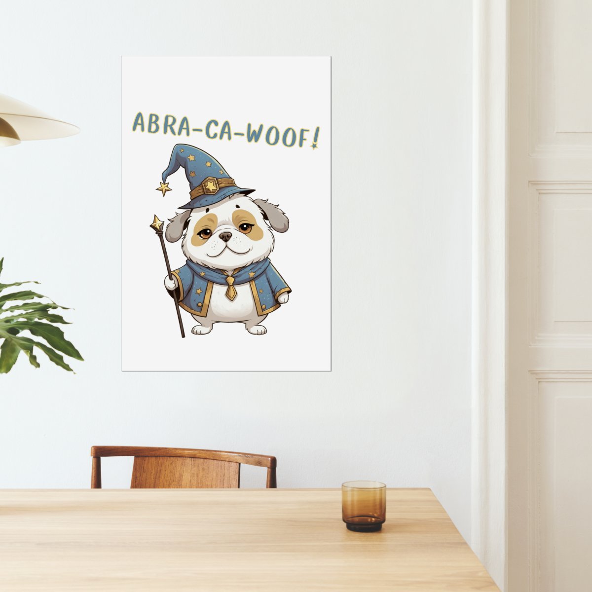 Abra-ca-woof - Art print - Poster - Ever colorful