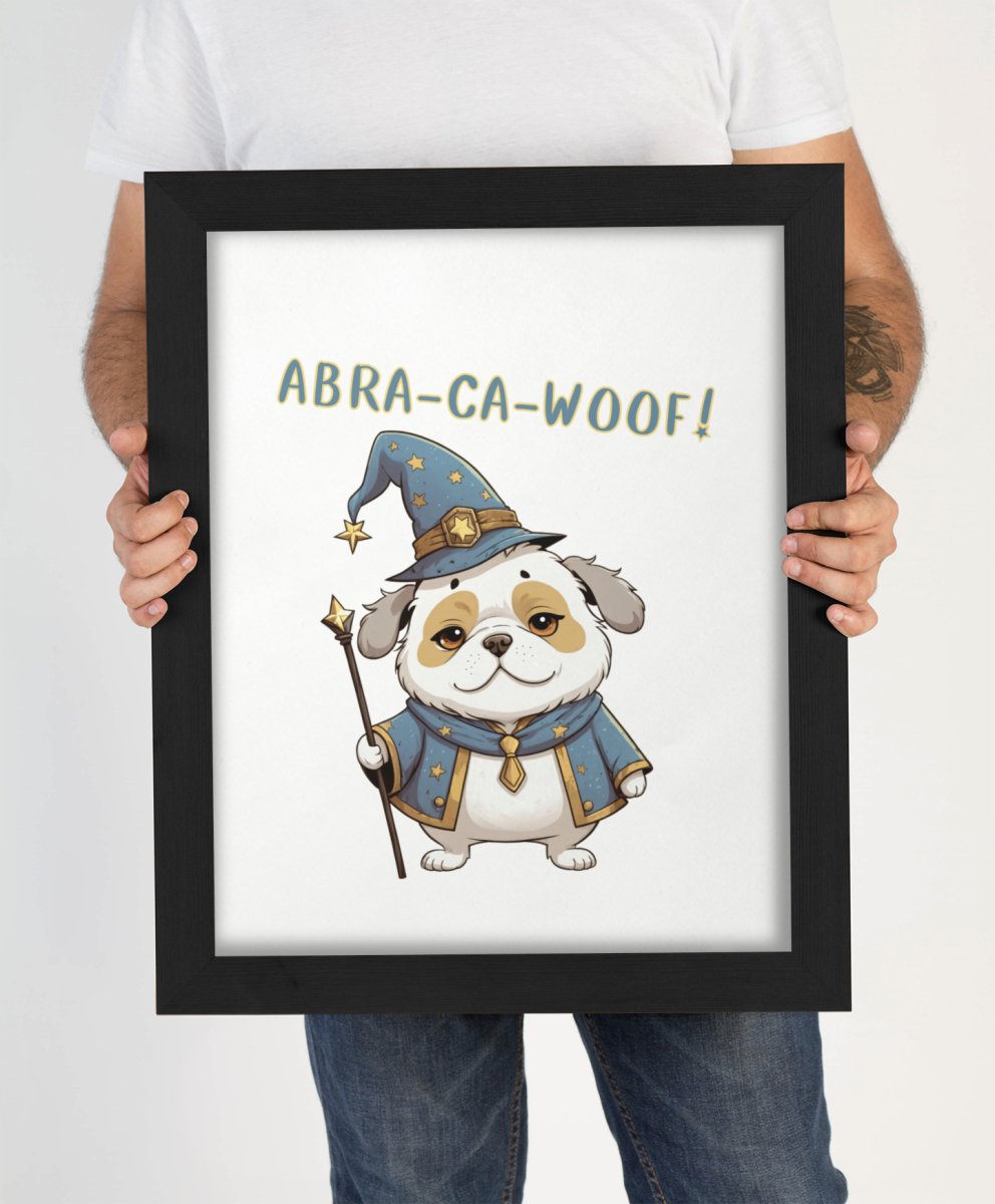 Abra-ca-woof - Art print - Poster - Ever colorful