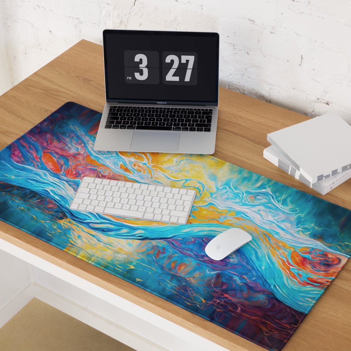 Abstract swirl - Gaming mouse pad - Ever colorful
