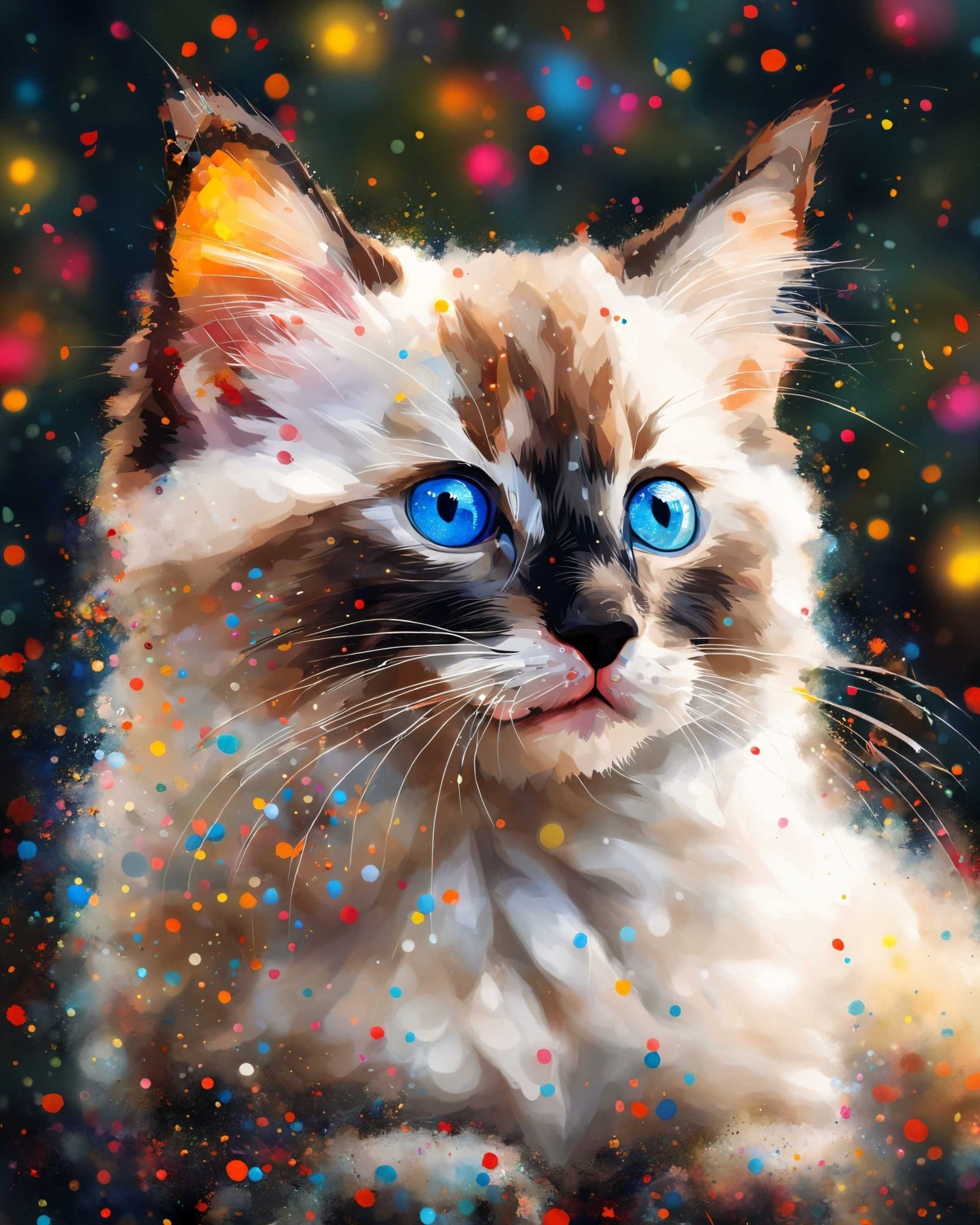 Adorable fluffball - Poster - Ever colorful