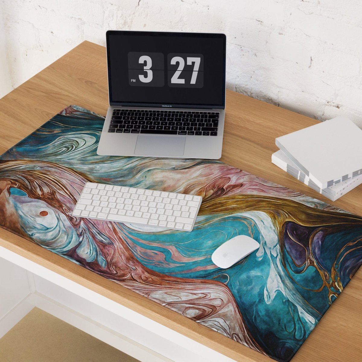 Alabaster sea - Gaming mouse pad - Ever colorful
