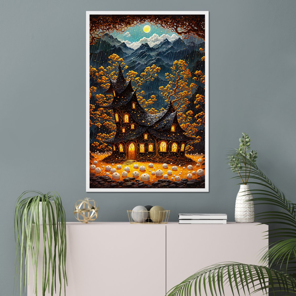 Amber drops - Art print - Poster - Ever colorful