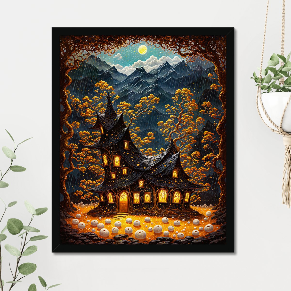 Amber drops - Art print - Poster - Ever colorful