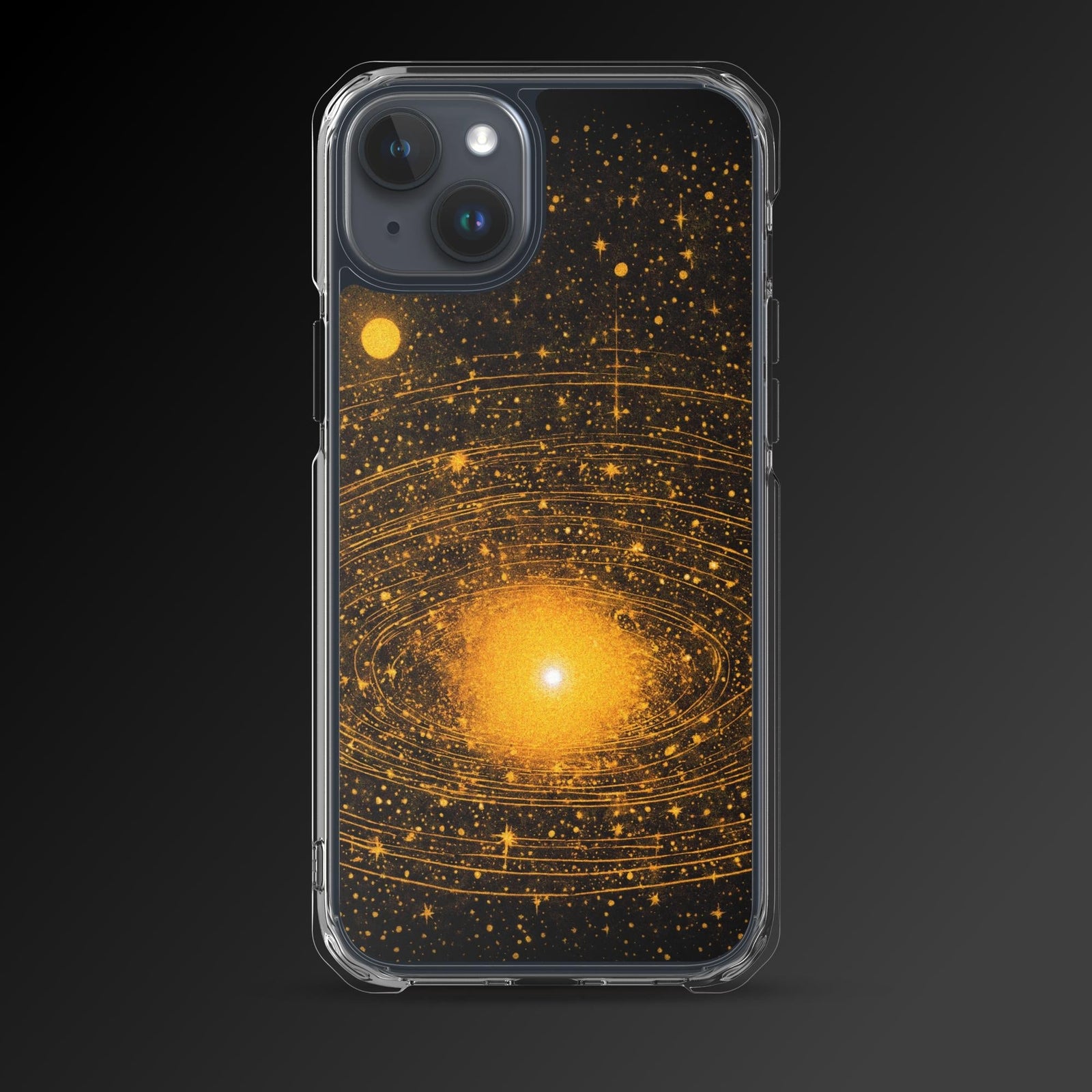 "Amber galaxy" clear iphone case - Clear iphone case - Ever colorful