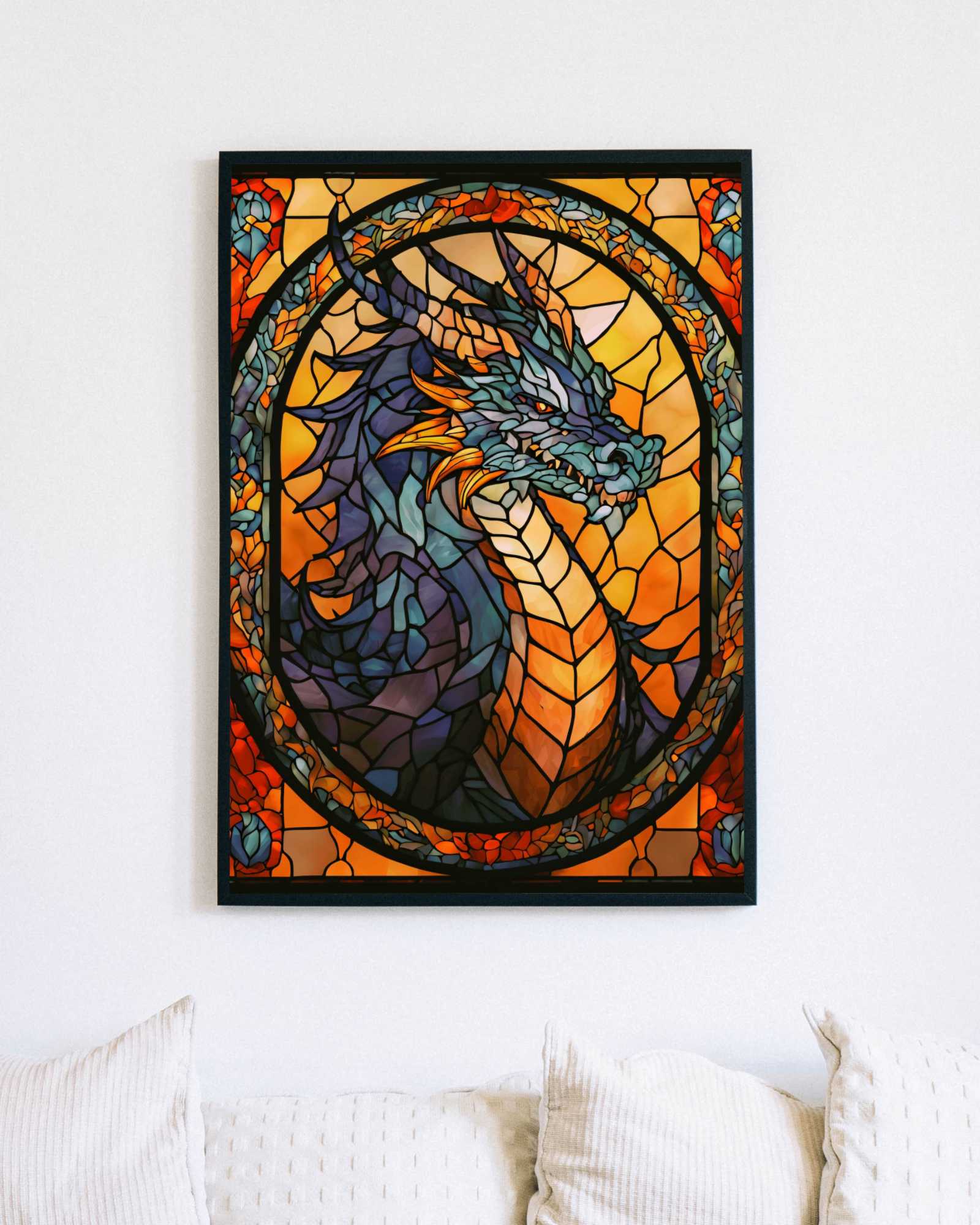 Ancient blue wyrm - Poster - Ever colorful