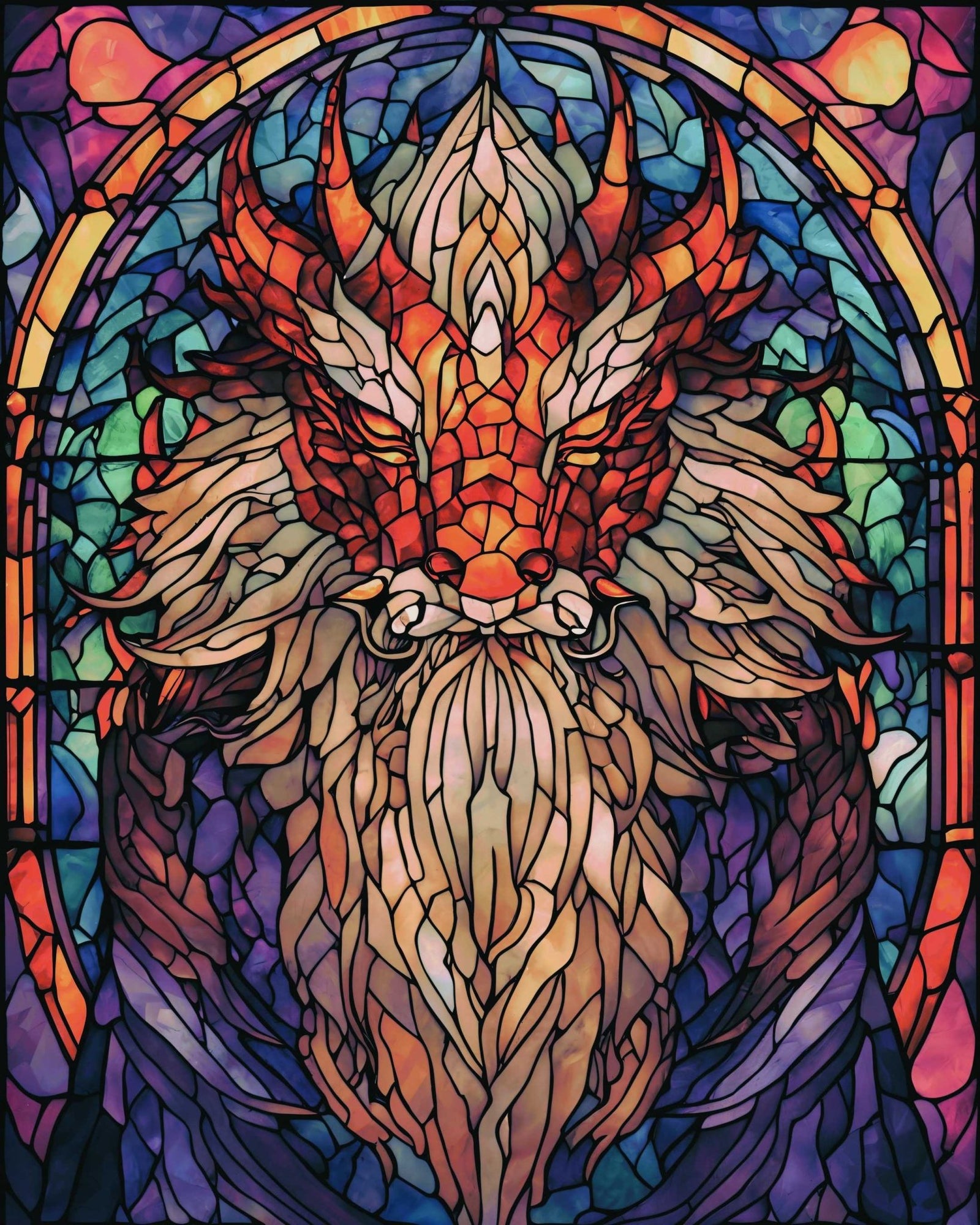 Ancient chromatic wyrm - Poster - Ever colorful