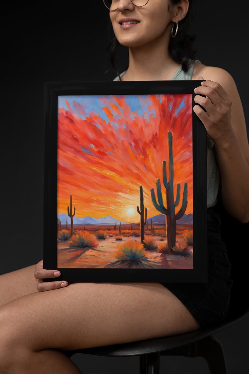 Arizona sunset - Art print - Poster - Ever colorful